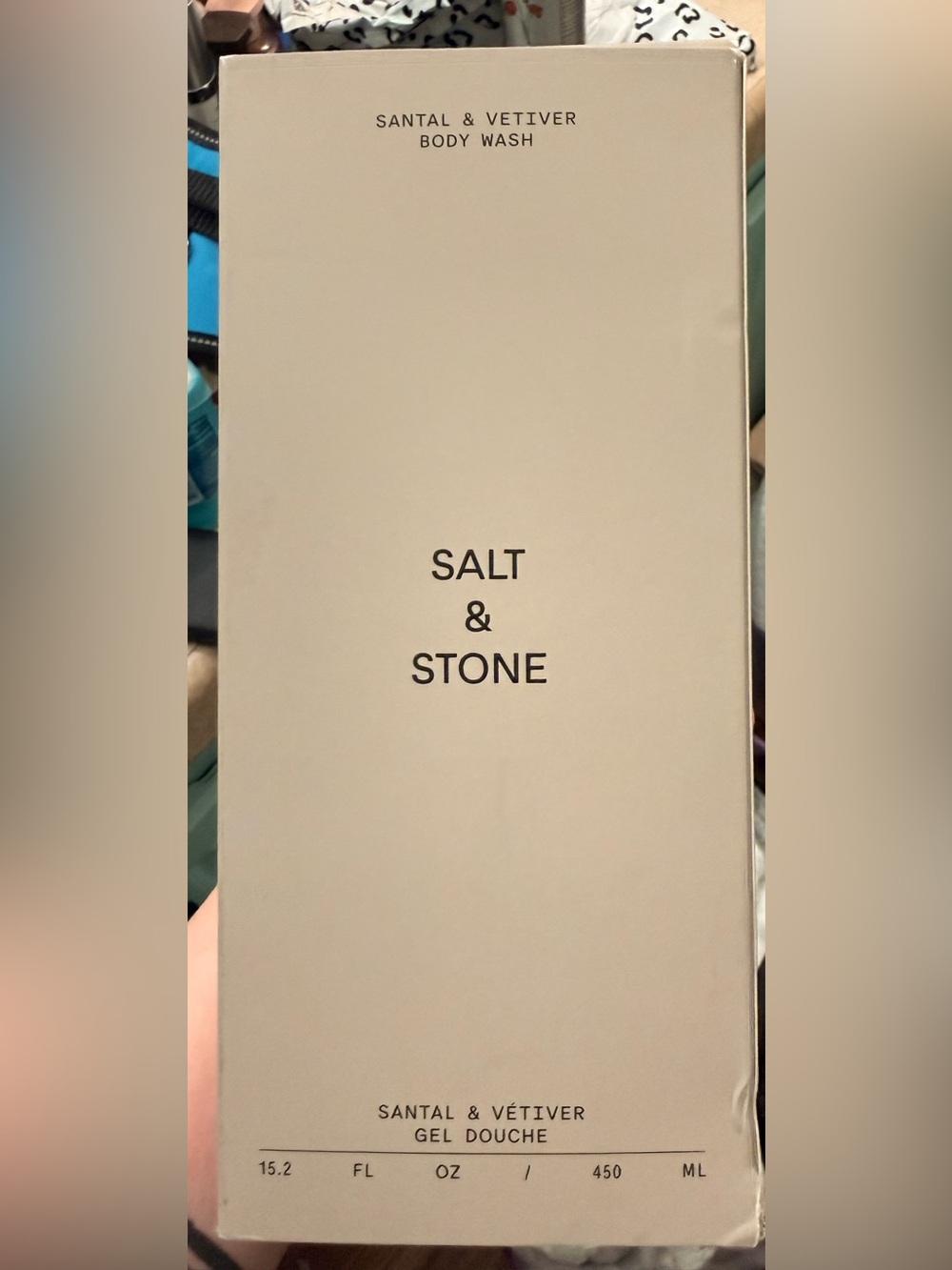 NIB Salt & Stone Santal & Vetiver Body Wash